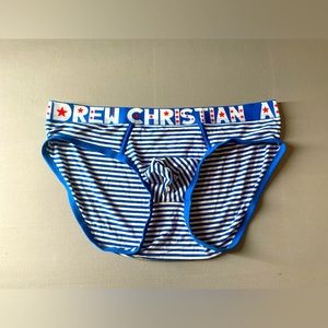 Andrew Christian Tagless Stripe Briefs